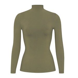 Skims Soft Smoothing Turtleneck Top